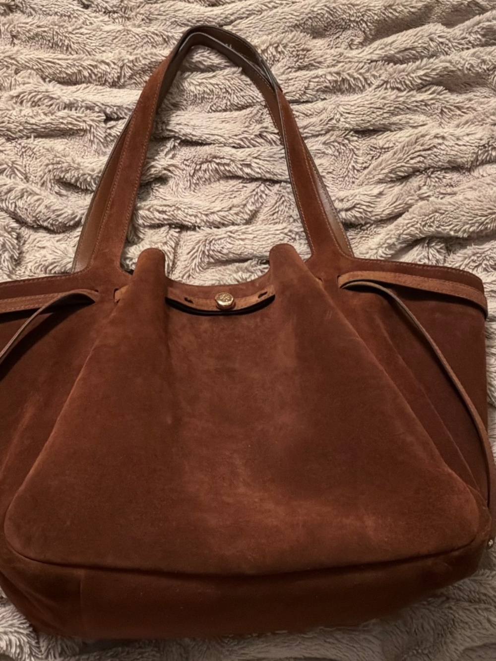 Tory Burch Romy Suede Bag - Picture 2 of 8